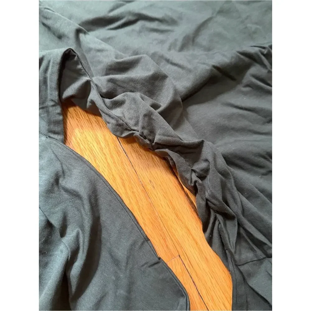 Modern Citizen Dark Green Long Sleeve High Neck Slit Maxi Dress Size Medium